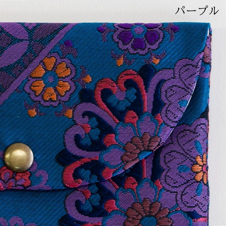 御朱印帳入れ／斜め七宝大華